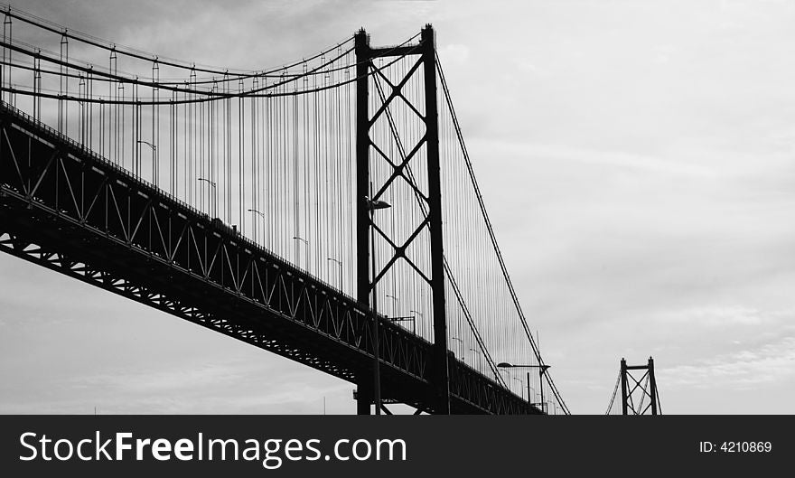 Bridge in Lisbon, Portugal