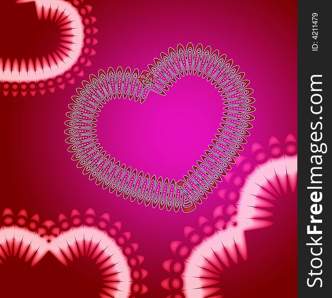 Pink and red valentine's day background for lovers. Pink and red valentine's day background for lovers