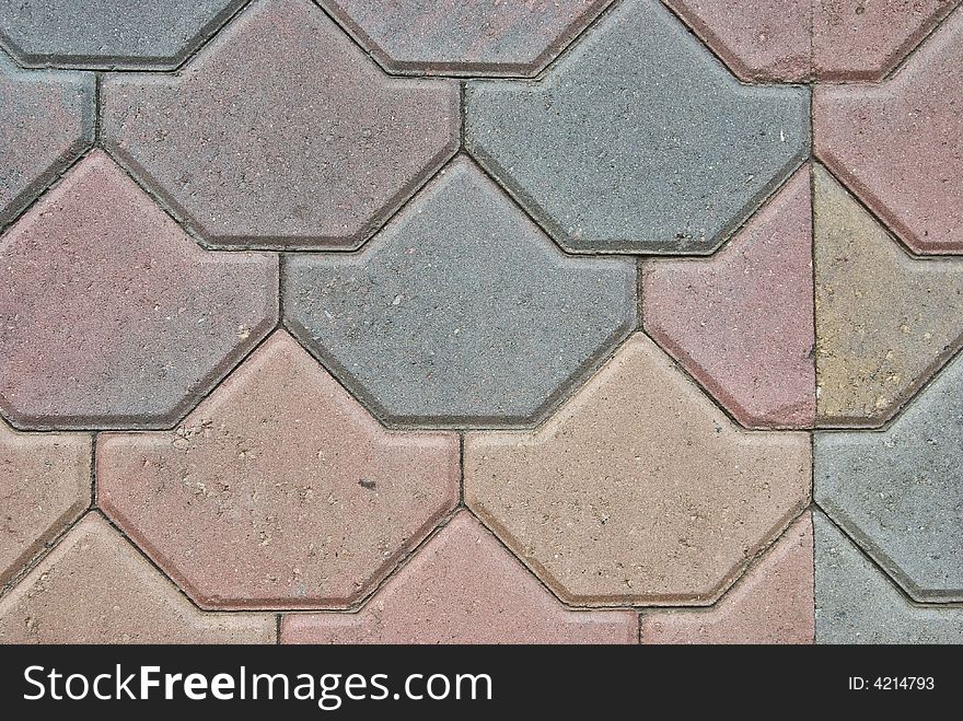 Paving stones pattern and background