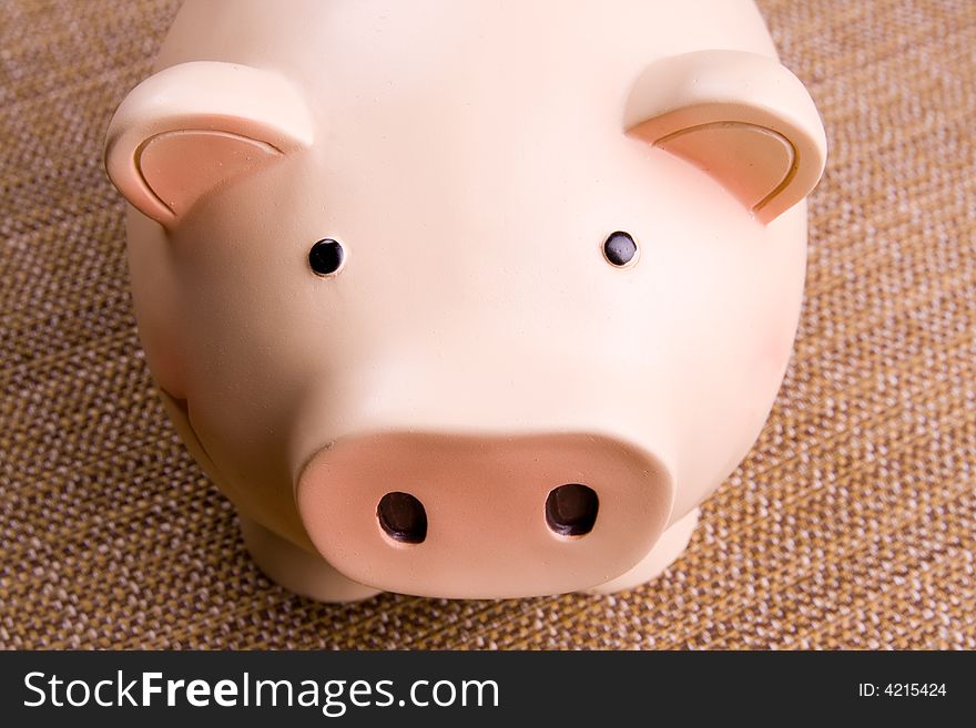 Piggy porcelain savings money deposit. Piggy porcelain savings money deposit.