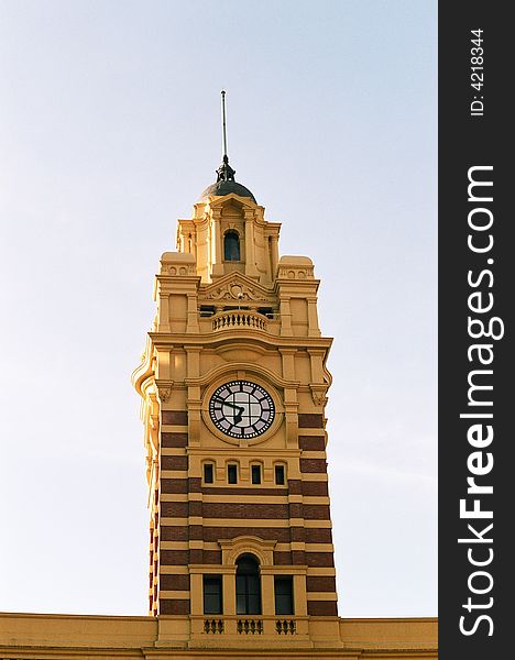 Melbournes Flinders Street Station clock tower
