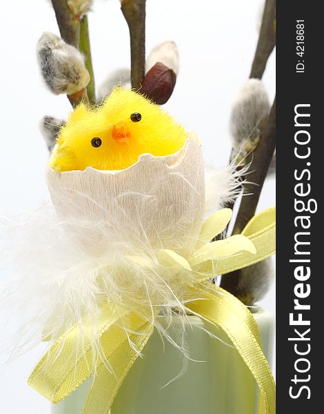 Easter decoration- egg with chicken