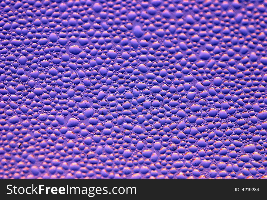 Close-up of water drops on glass (Background). Close-up of water drops on glass (Background)