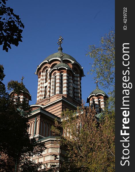 Orthodox Christian church in Bucharest, Romania