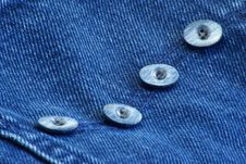 Free Buttons On Denim Stock Photos - 4223183