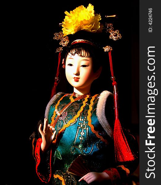 Authentic Japanese doll from Michele H.'s collection.
