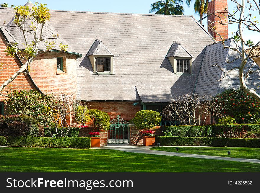 Image of a Beautiful Home in Southern California. Image of a Beautiful Home in Southern California
