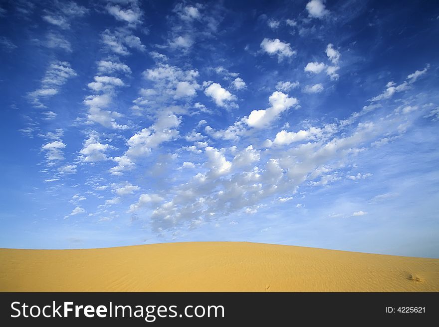 Desert dunes landscape, sahara, Algeria, Africa. Desert dunes landscape, sahara, Algeria, Africa.