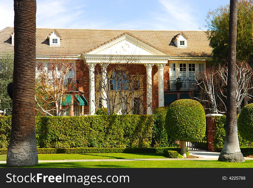 Image of a beautiful Home In Southern California. Image of a beautiful Home In Southern California