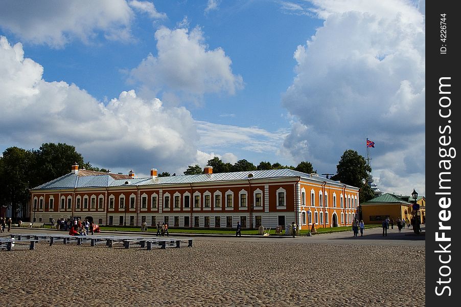 The view of St.petersburg Castle. The view of St.petersburg Castle