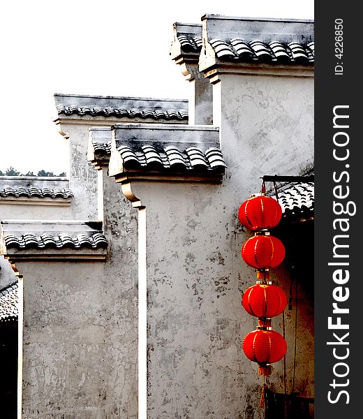 Walls of the traditional houses in south-eastern china,watery town . Walls of the traditional houses in south-eastern china,watery town .