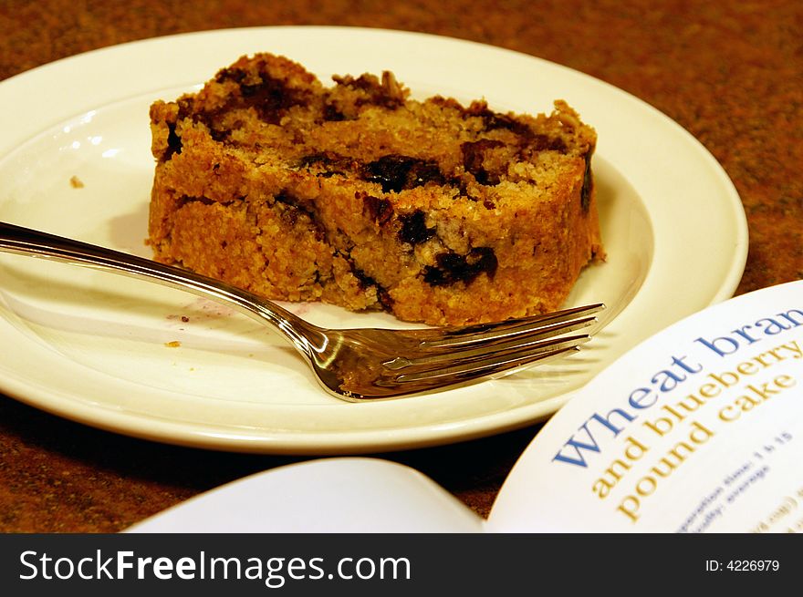 Made from scratch with healthy eating in mind, this blueberry cake is packed with fiber and cancer-fighting berries. Made from scratch with healthy eating in mind, this blueberry cake is packed with fiber and cancer-fighting berries.