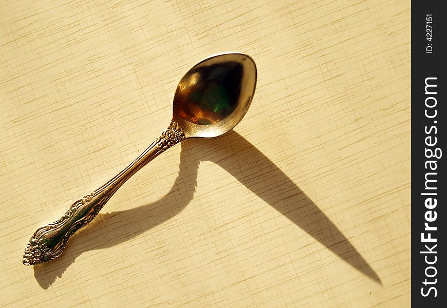 Spoon On A Table