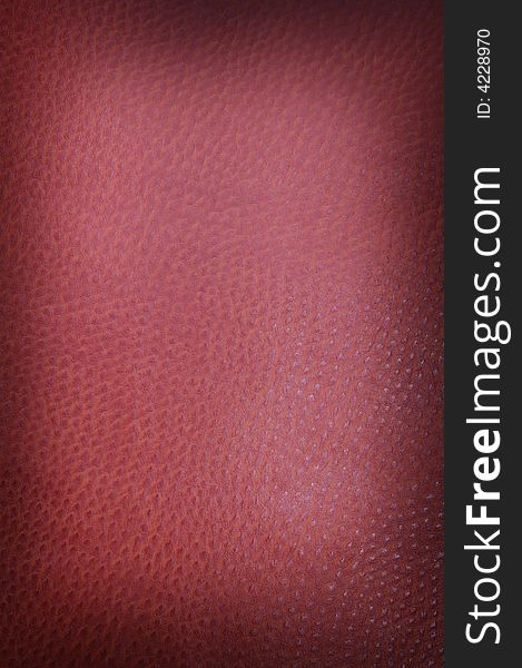 Deep Red spotted leather background shot square on