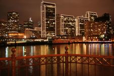San Francisco Pier & City Ligh Stock Photo San Francisco Pier & City Ligh Stock Photo