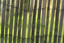 Bamboo Fence Royalty Free Stock Images Bamboo Fence Royalty Free Stock Images