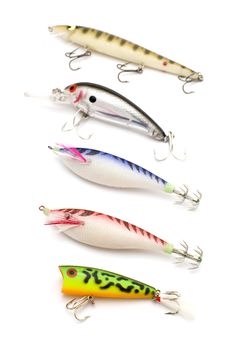 Ledger-bait Tool On White Stock Photo Ledger-bait Tool On White Stock Photo