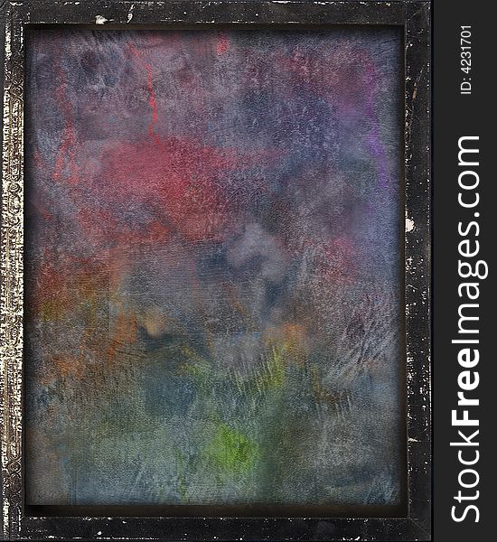 Grunge background with frame and texture