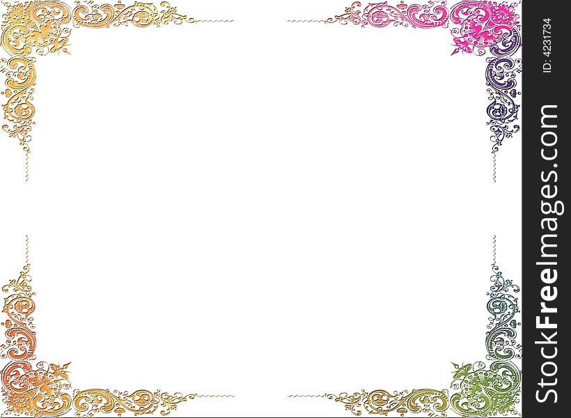 Plain abstract background with border. Plain abstract background with border