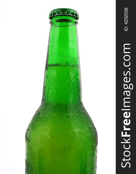 Fresh Green bottle with liquid