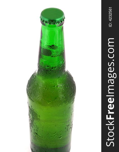 Fresh Green bottle with liquid