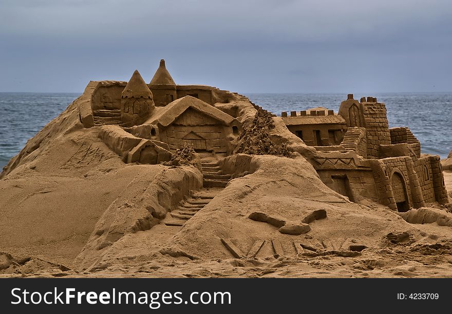 Sandcastle at Vina Del Mar, Chile