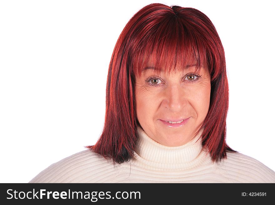 Red-haired Woman Close-up