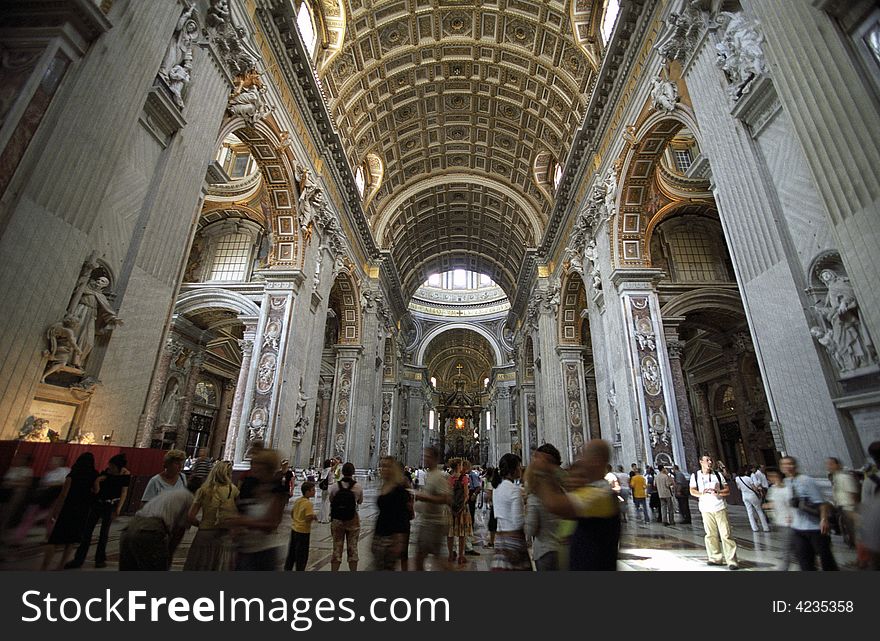 St. Peter's basilica in Rome, Italy