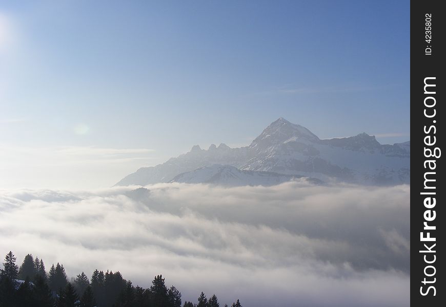 Fog mountain