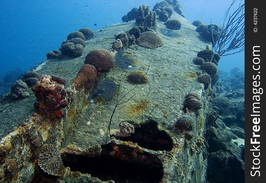 A Small Wreck On Bonaire