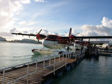 Maldivian Seaplane Stock Photos