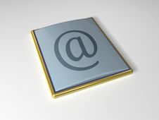 3d Icon E-mail Royalty Free Stock Photos