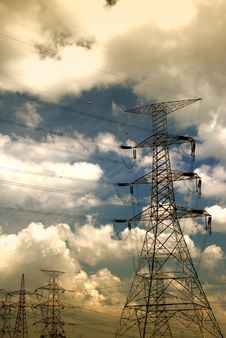 Electricity Yard 02 Stock Photo Electricity Yard 02 Stock Photo