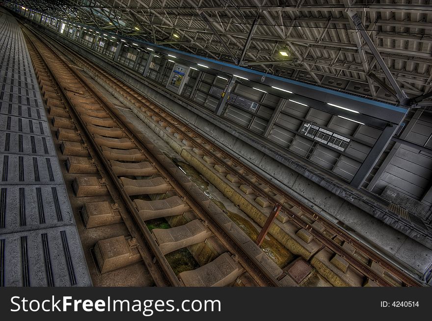 Railway HDR in Japan