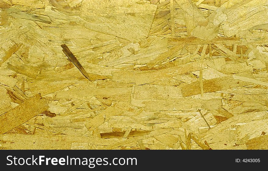 Detail of wood chipboard construction material. Detail of wood chipboard construction material.