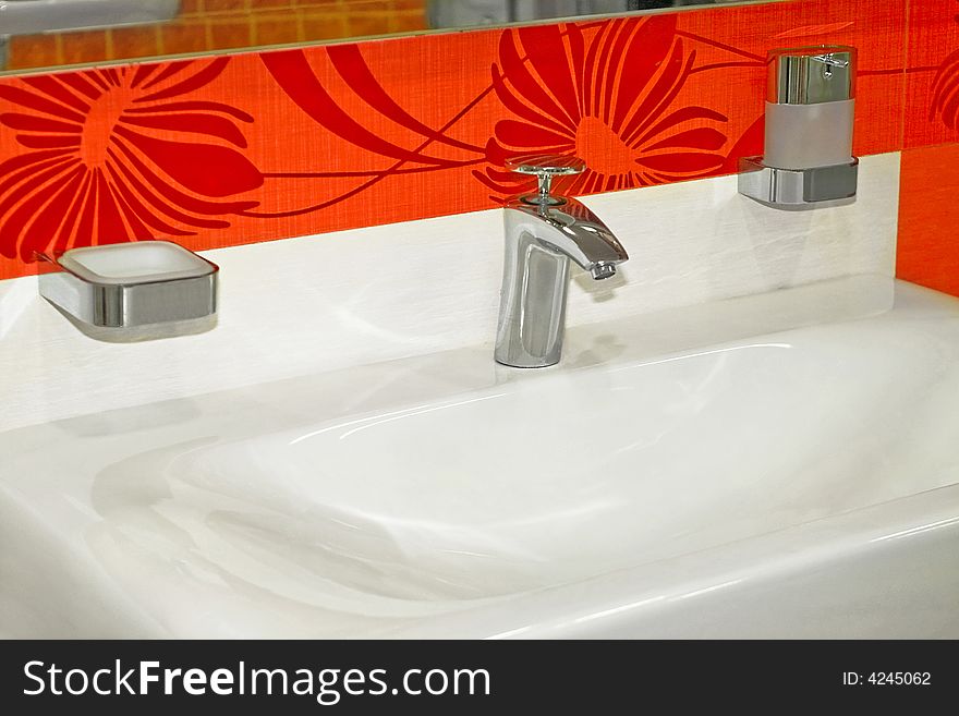 Red Faucet