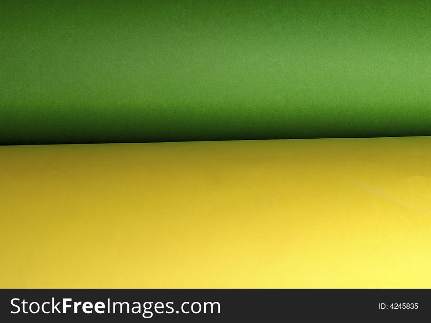 A studio shot of different coloured papers, an ideal background.