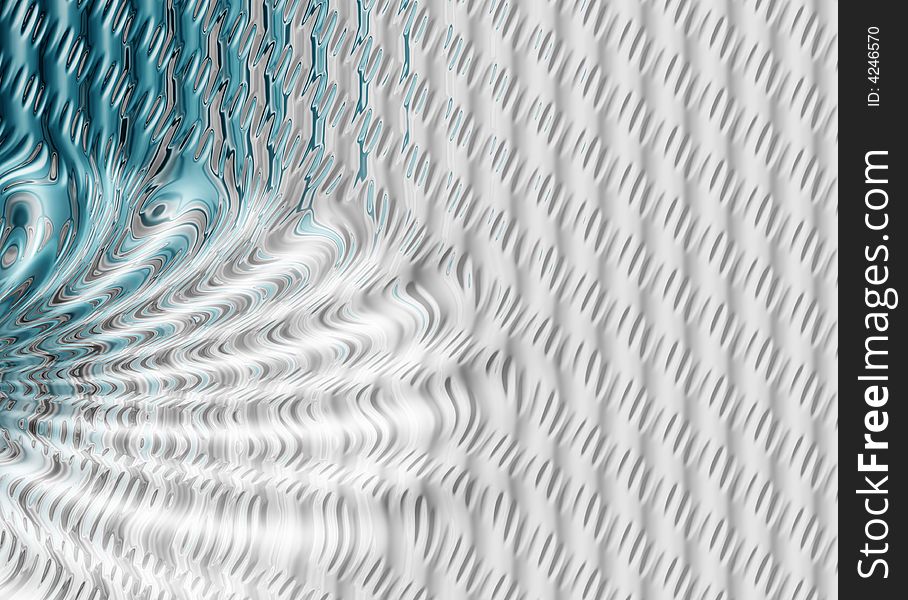 Abstract Ocean Splash Digitally Generated Background Image