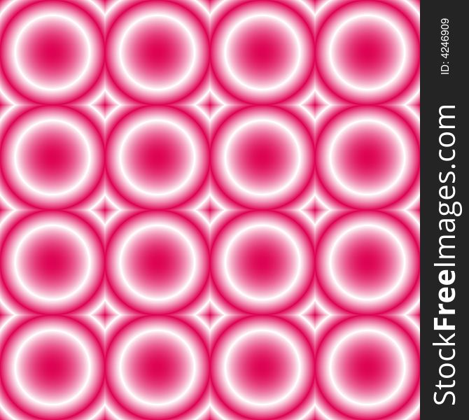 Seamless tillable pink retro background with circles, disco style. Seamless tillable pink retro background with circles, disco style