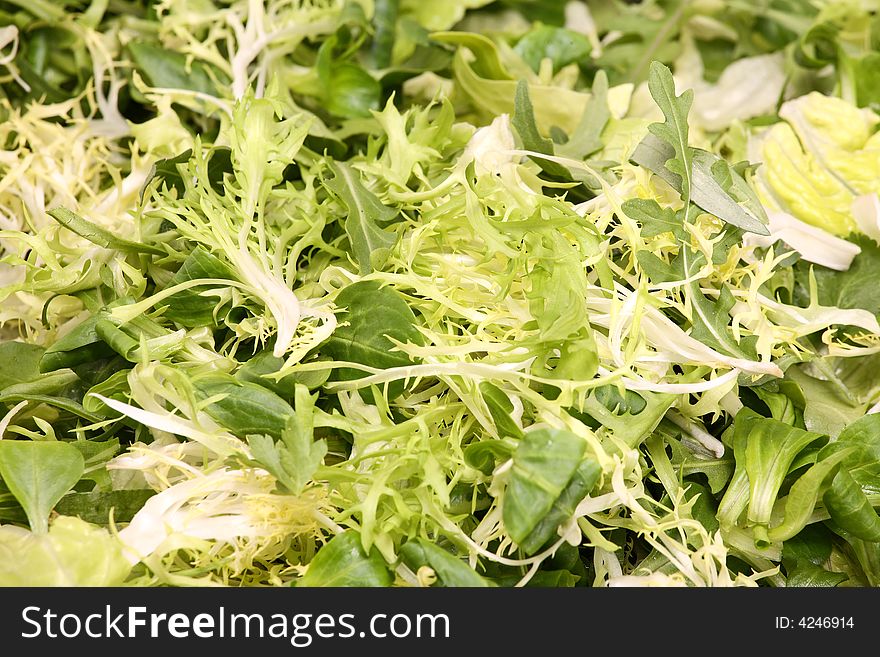 Lettuce Leaves - Vegetarian Background