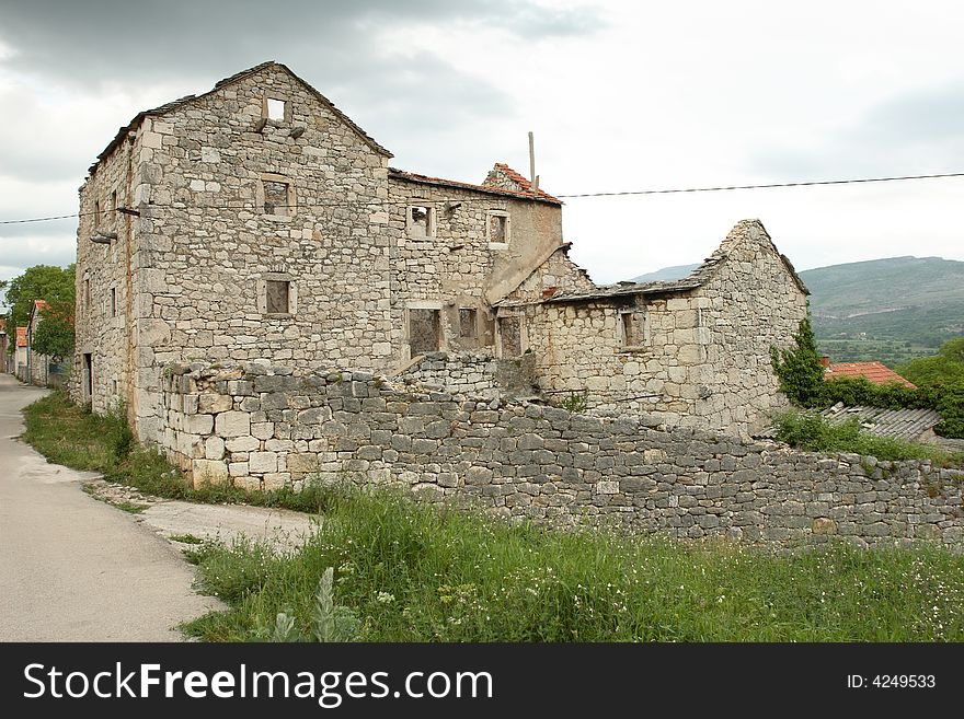 Old Castle Drnis in Croatia