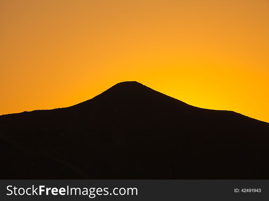 The Majestic sunset over the Black Sea