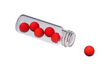 Pills And A Vial Stock Photos Pills And A Vial Stock Photos