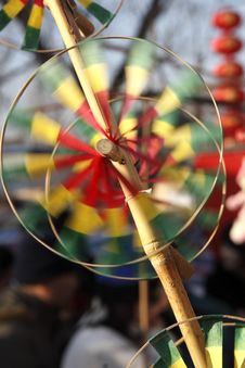 The Rotating Windmill Royalty Free Stock Image