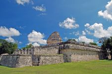 Ancient Mayan Observatory Stock Image Ancient Mayan Observatory Stock Image