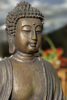 Bronze Buddha. Royalty Free Stock Photo Bronze Buddha. Royalty Free Stock Photo