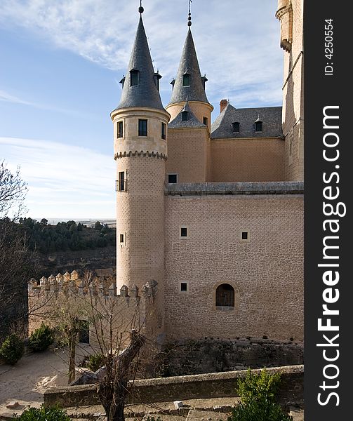 The Alcazar of Segovia, dating from 1120. The Alcazar of Segovia, dating from 1120