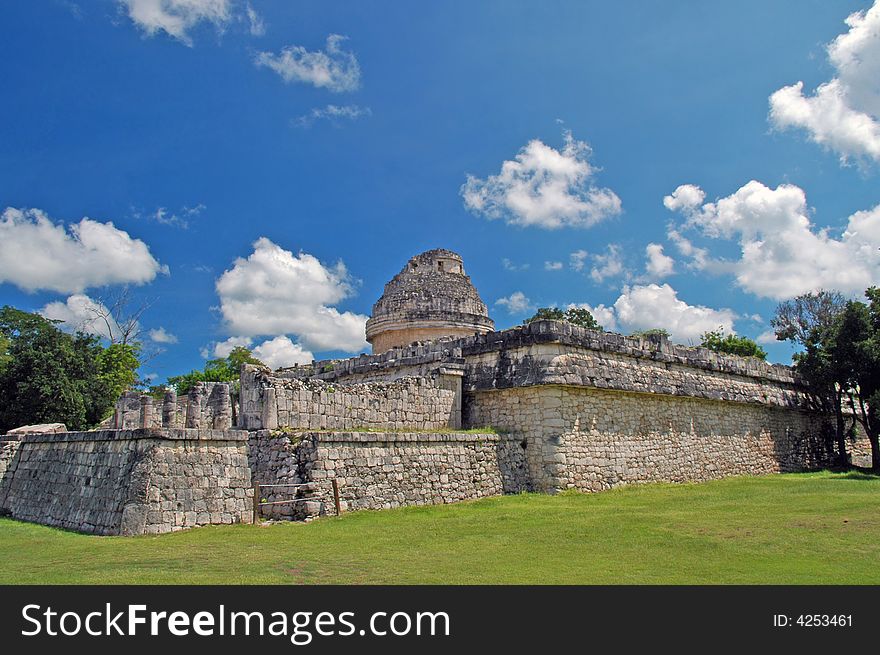 Ancient Mayan Observatory in the Yucatan