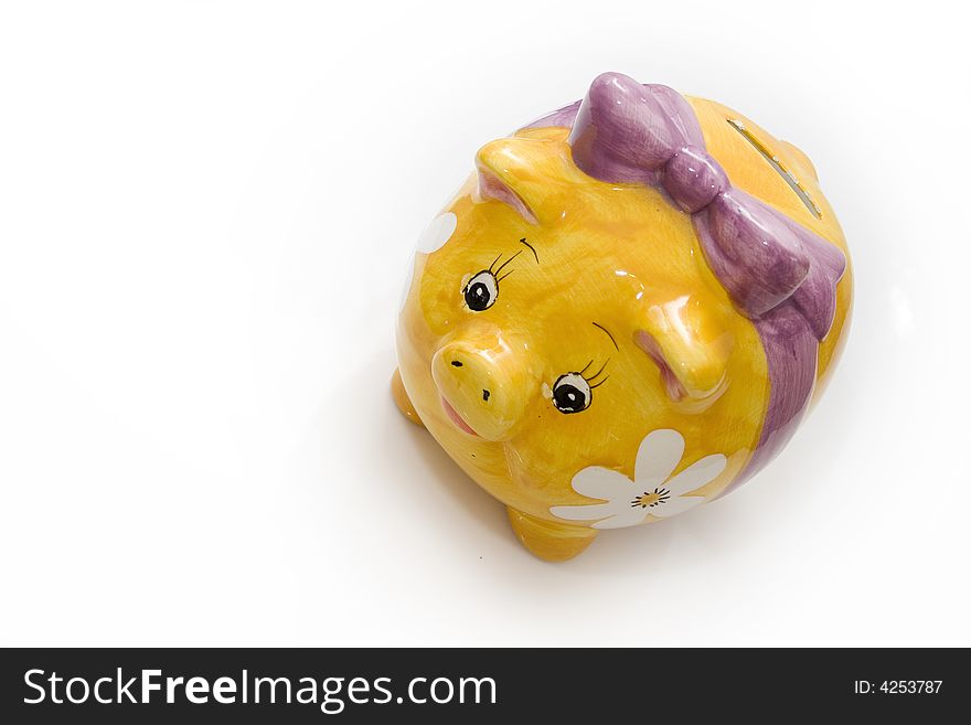 Yellow Piggy Bank