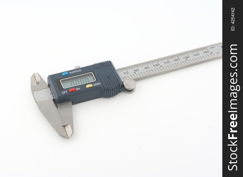 Measuring instrument in machine shop. Measuring instrument in machine shop